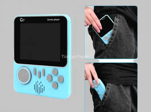 Retro Oyun Konsolu – 3.5 İnç Ekran, 666 Klasik Oyun, TV Bağlantılı