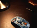 800 1600 DPI Ayarlanabilir Mavi Kablosuz Mouse Pilli