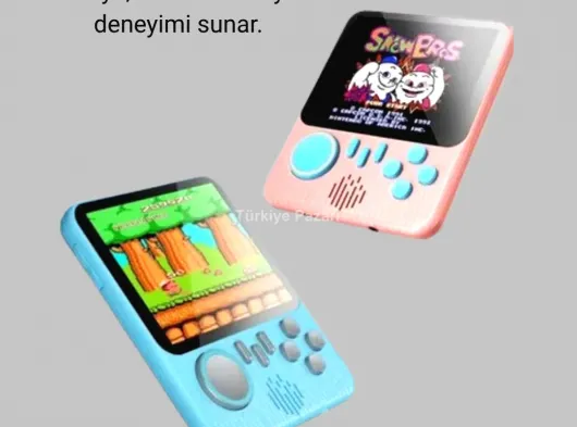 Retro Oyun Konsolu – 3.5 İnç Ekran, 666 Klasik Oyun, TV Bağlantılı