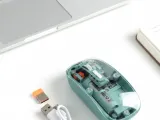Bluetooth ve 2.4G Destekli Sessiz Kablosuz Mouse Şarjlı Tasarım