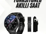 Akıllı Saat 3 Kordonlu Ve Aksesuarlı Bayanlar Için Şık Rose renk