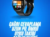 Akıllı Saat 3 Kordonlu Ve Aksesuarlı Bayanlar Için Şık Rose renk