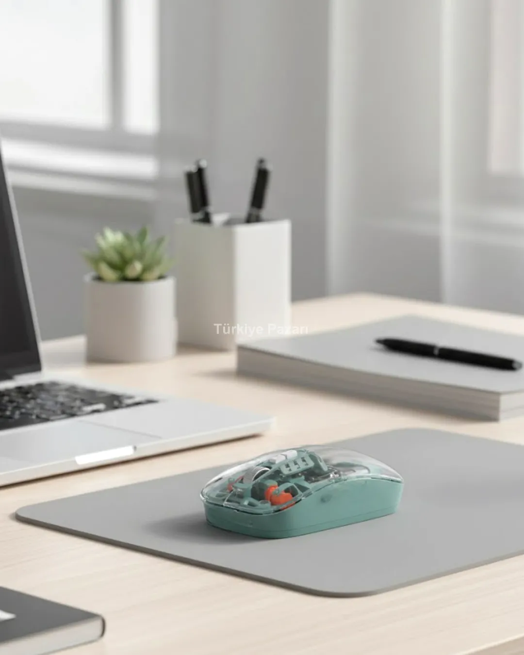 Çift Mod Bağlantılı Kablosuz Mouse Bluetooth ve USB Alıcılı