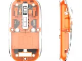 800 1600 DPI Ayarlanabilir Mavi Kablosuz Mouse Pilli