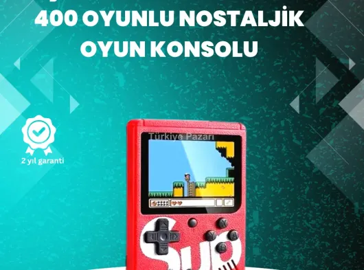 M15 Video Oyun Konsolu 20 Emülatör Destekli 64GB Bellekli