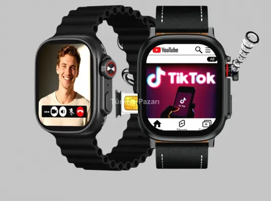 Telefon Bağımsız SIM Kartlı Akıllı Saat Nabız Ölçerli