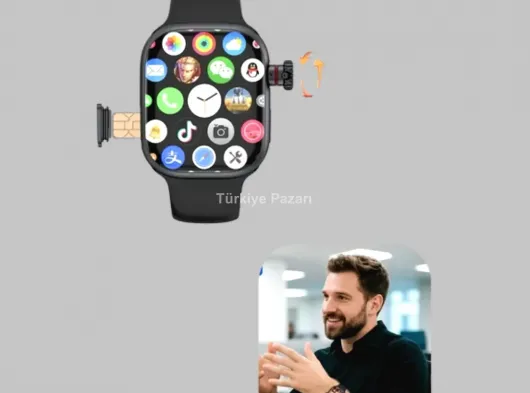 Telefon Bağımsız SIM Kartlı Akıllı Saat Nabız Ölçerli
