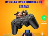 Game Box Oyun Konsolu 500 Retro Oyunlu Mini Taşınabilir 3 İnç