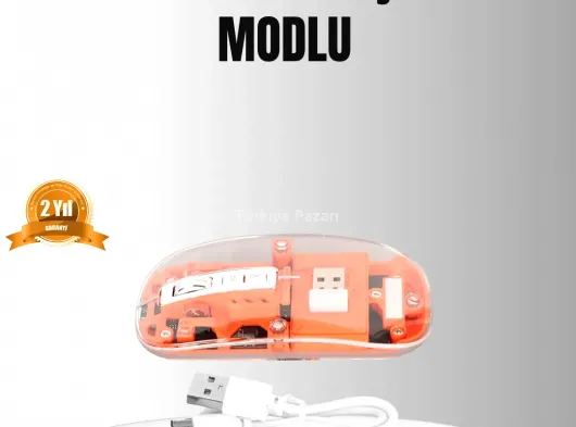 Çift Modlu Kablosuz Bluetooth 5.0 + 2.4GHz Mouse – 3 Cihaz Bağlantılı, Hızlı Geçiş Düğmeli