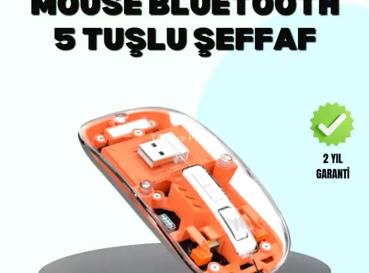 Şarjlı Ergonomik Fare – 1600 DPI, Sessiz Tıklama Özellikli