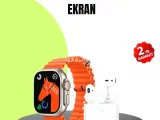 Akıllı Saat ve Bluetooth Kulaklık Seti AMOLED Ekran Uzun Batarya ve Kablosuz Kullanım