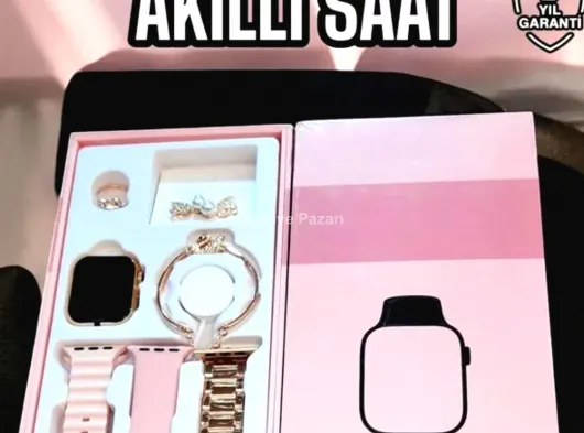 Akıllı Saat Sesli Görüşme Bildirim Görme Uyku ve Sağlık Takibi