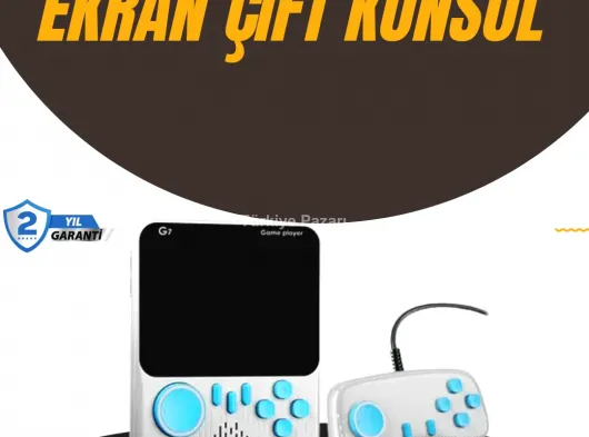 İki Kişilik Oyun Deneyimi Sunan Taşınabilir Retro Konsol
