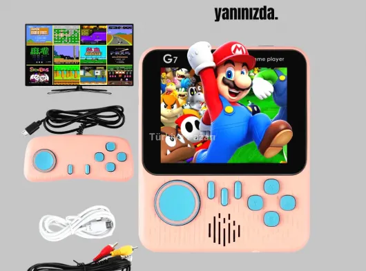 İki Kişilik Oyun Deneyimi Sunan Taşınabilir Retro Konsol