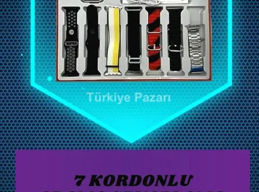 7 Kordonlu Akıllı Saat Ve Oyuncu Kulaklığı ANC Özelliği Kulak İçi Mikrofonlu Sesli Görüşme