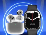 3.Nesil TWS Bluetooth Kulaklık ve Dokunmatik Ekran Akıllı Saat Sesli Görüşme