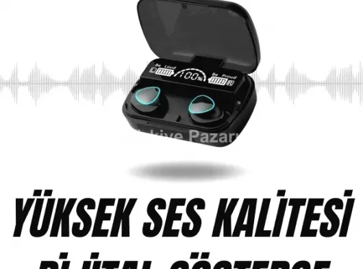 Kaliteli Akıllı Saat ve Kaliteli Bluetooth Kulaklık ANC Özelliği Uzun Pil Ömrü