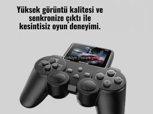 2025 S10 Gamepad 520 Klasik Retro Oyunlu TV Bağlantılı A Kalite Orijinal