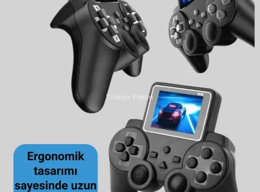 2025 S10 Gamepad 520 Klasik Retro Oyunlu TV Bağlantılı A Kalite Orijinal