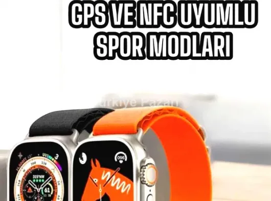 Akıllı Saat Uyku ve Spor Takibi Yeni Nesil Bluetooth Bağlantılı Amoled Ekran