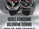 AMOLED Ekranlı Türkçe Menülü Akıllı Saat Bluetooth Görüşmeli