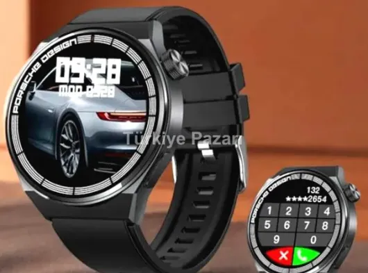 Akıllı Saat GPS VE NFC Özelliği Sesli Görüşme Dokunmatik Ekran