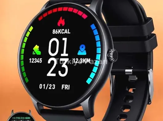 Akıllı Saat Sesli Görüşme Bluetooth Bağlantılı 3 Kordonlu