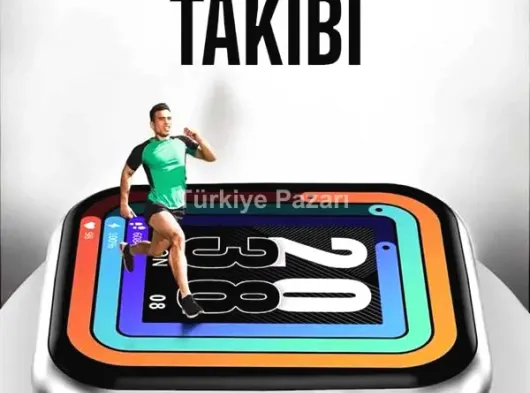 Akıllı Saat Amoled Ekran Yeni Nesil Bluetooth Bağlantılı