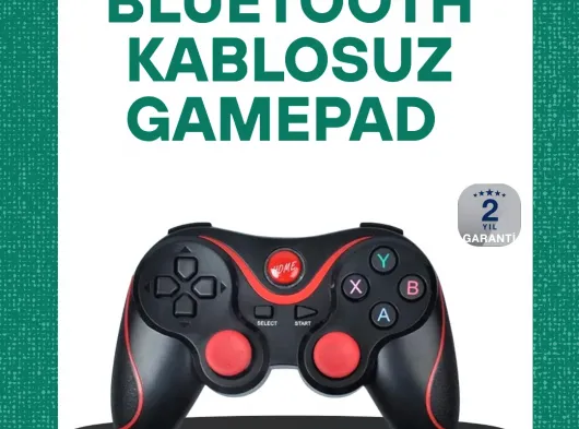 Gelişmiş Kontrol Hassasiyeti Sunan Kablosuz Bluetooth Oyun Kolu
