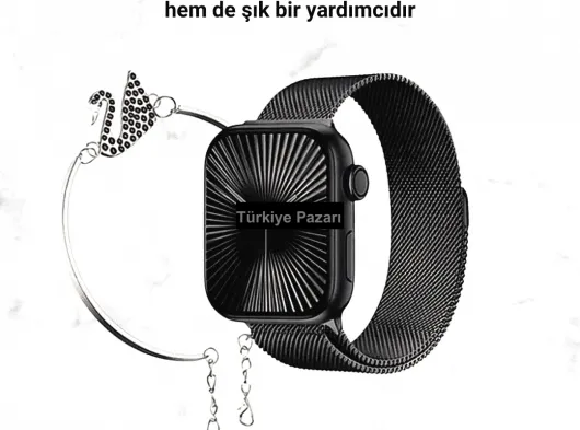 SQ-16 Mini Series 10 Akıllı Saat – 3 Kordon + Hediye Bileklik