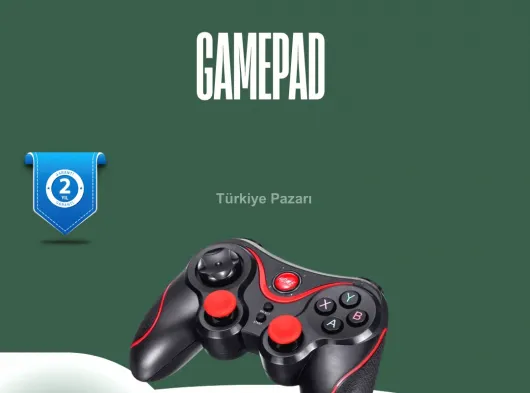 Profesyonel Oyuncu Kablosuz Gamepad Çoklu Cihaz Desteği