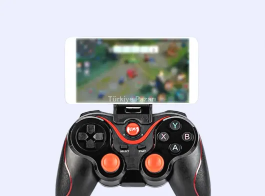 Profesyonel Oyuncu Kablosuz Gamepad Çoklu Cihaz Desteği