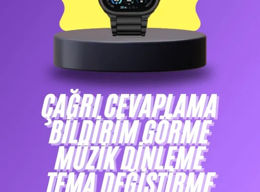 Ultra 3 Kordonlu Amoled Ekran Akıllı Saat Çok Fonksiyonlu Uyku ve Sağlık Takibi