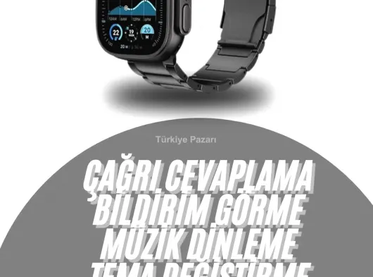 Akıllı Saat Arama Konuşma GPS ve NFC Özelliği 3 Kordonlu Amoled Ekran