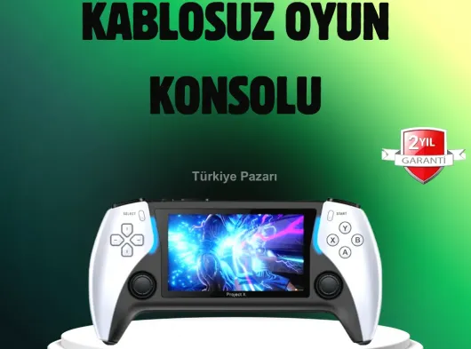 Şarjlı 4 Saat Oyun Süreli TV Bağlantılı Retro Oyun Konsolu