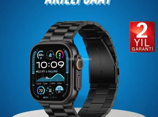 Akıllı Saat 3 Kordonlu Waterproof Adımsayar, Titreşim ve GPS Özelliği