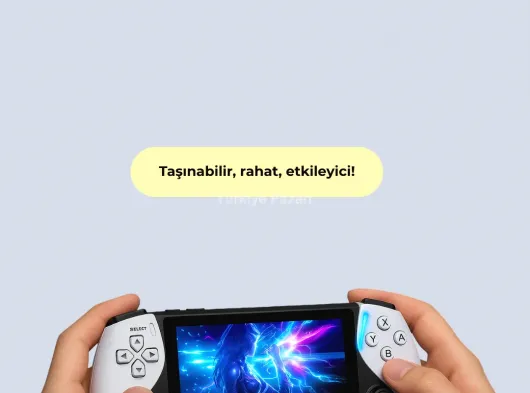 Kompakt ve Hafif Retro Oyun Konsolu 1000 Klasik Oyun Dahil