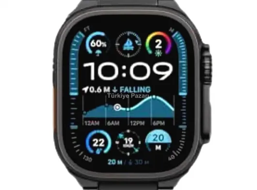 Akıllı Saat 3 Kordonlu Waterproof Adımsayar, Titreşim ve GPS Özelliği