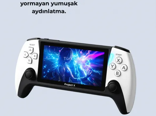 Kompakt ve Hafif Retro Oyun Konsolu 1000 Klasik Oyun Dahil