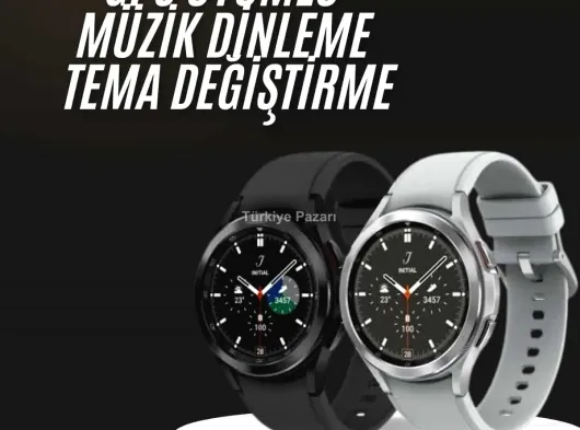 Yeni Nesil Akıllı Saat Çağrı Cevaplayabilen Plastik 47 Mm Uyumlu Kordon