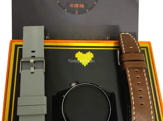 Yuvarlak Kasa 46mm Akıllı Saat Android Ve IOS Uyumlu Uyku ve Sağlık Takibi