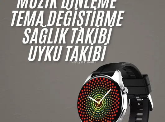 Akıllı Saat 1.5 Inç Amoled Ekran Çift Kordonlu GPS NFC Uyumlu