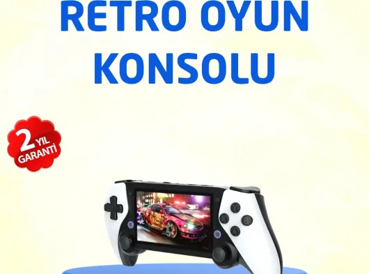 3D Ekranlı Mini Oyun Konsolu + Multimedya