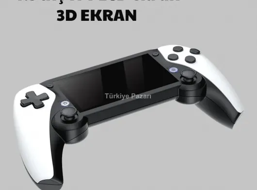 3D Ekranlı Mini Oyun Konsolu + Multimedya
