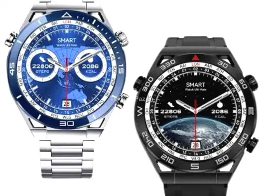 2025 Model Yuvarlak Ekran Android ve İOS Uyumlu GPS Takibi Yapabilen Akıllı Saat
