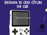 4K Retro Oyun Konsolu 20600 Oyun Kablosuz Oyun Kolu