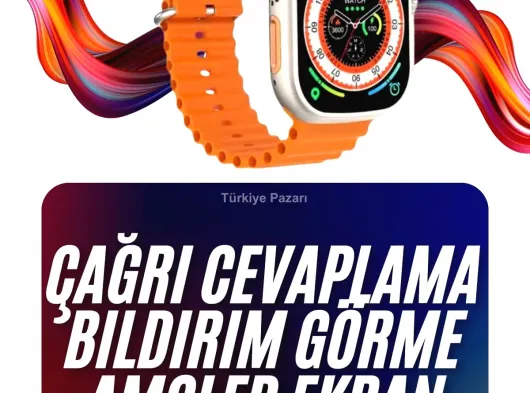 Android ve İOS Uyumlu Uyku ve Sağlık Takibi Yapabilen 3 Kordonlu Akıllı Saat
