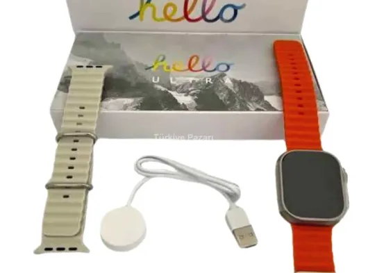 Yeni Nesil 3 Kordonlu Kol Saati 49 MM Amoled Ekran Akıllı Saat