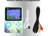 SUP Retro El Konsolu – 500 Oyun, TV Bağlantılı, 3 İnç Ekranlı Şarjlı Mini Atari
