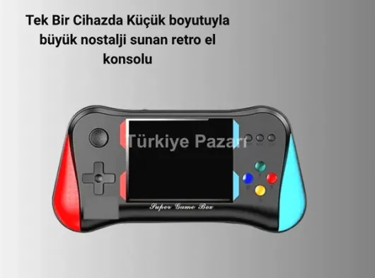 Şarjlı Taşınabilir Oyun Konsolu – X7M Retro Game Box